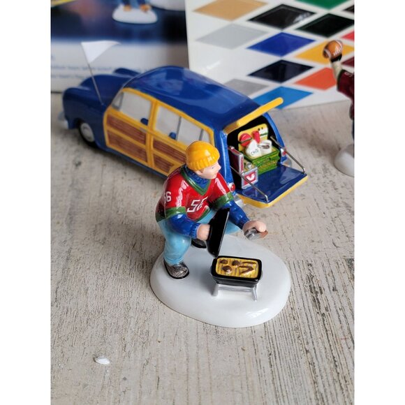 Dept 56 55019 Before the big game snow village accessory Xmas - Picture 2 of 9